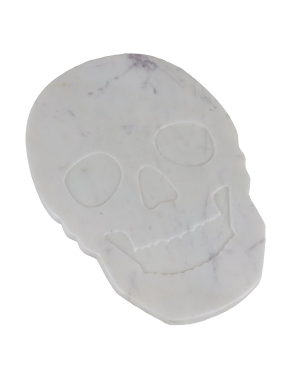 NEW Way to Celebrate Skull White Marble Serving Board